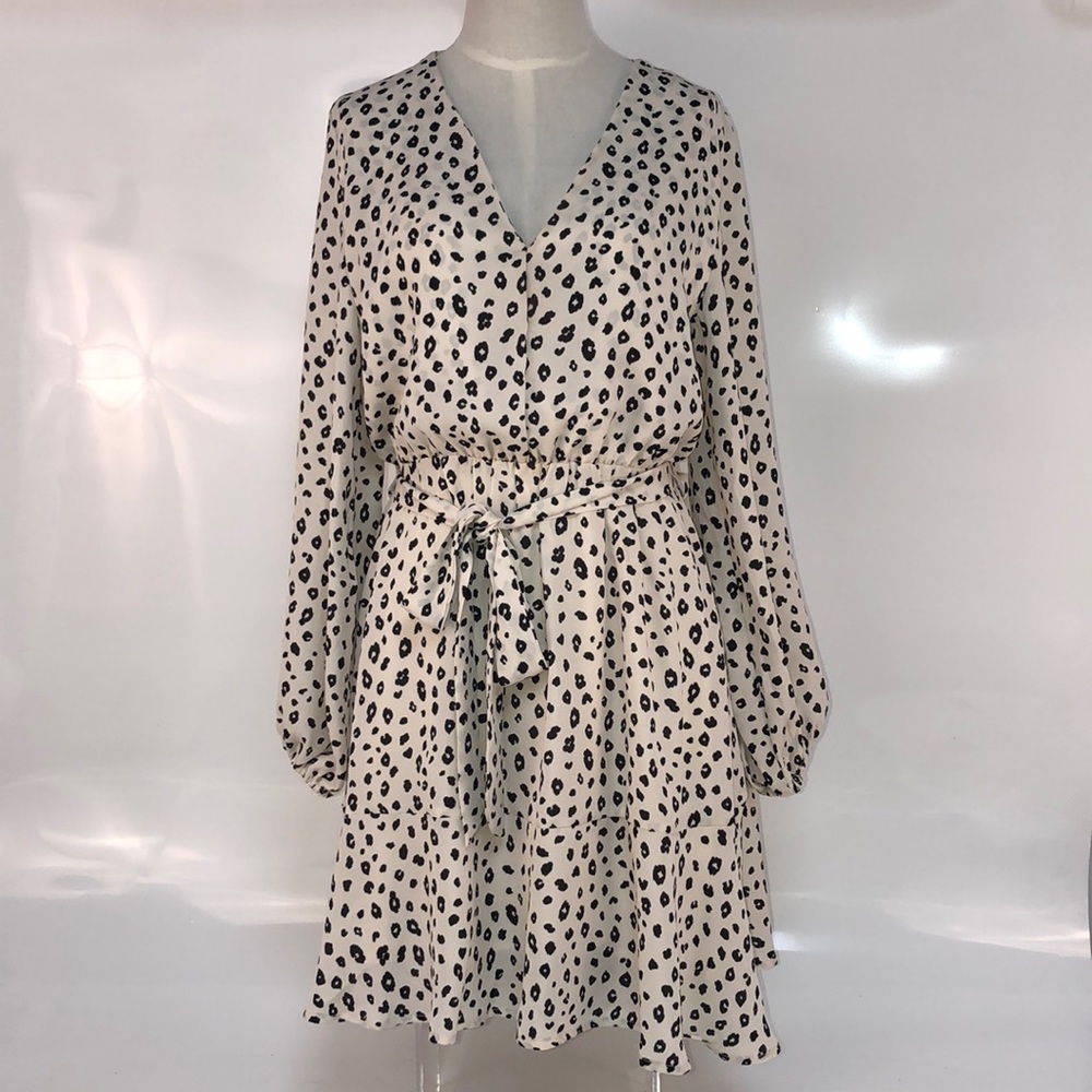Leopard print dress